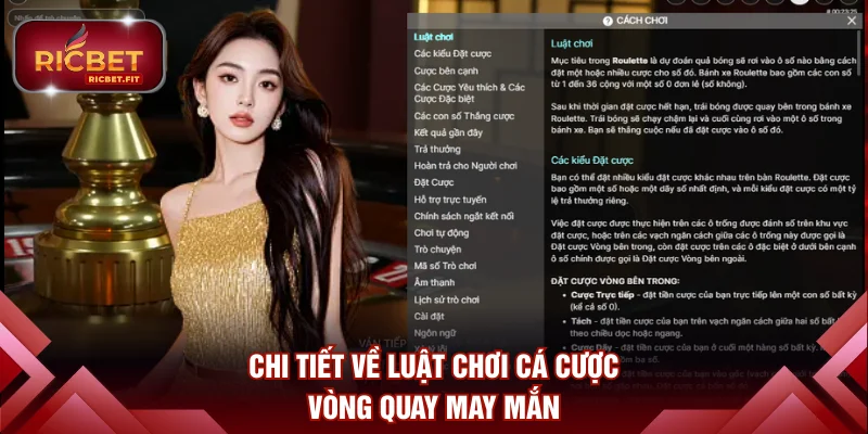 Chi tiết về luật chơi cá cược Vòng quay may mắn